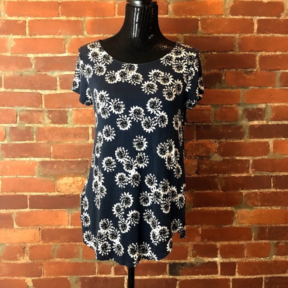 Long Floral T-Shirt